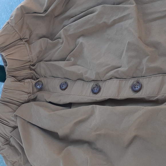 J Crew button front Khaki Chino Midi Skirt size 00 - Picture 2 of 8